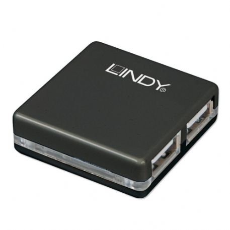 LINDY MINI HUB USB 2.0 4 PORTE