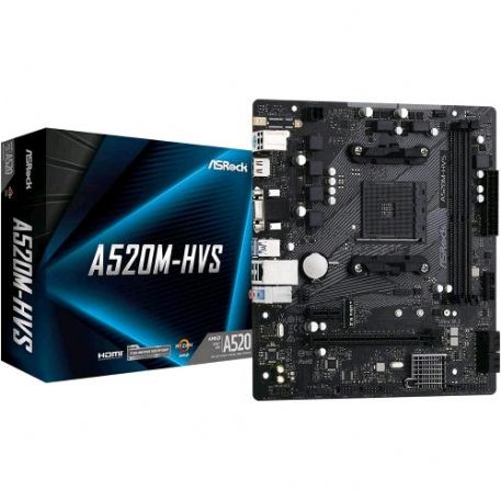 ASROCK A520M-HVS AMD A520 SOCKET AM4 MICRO ATX 