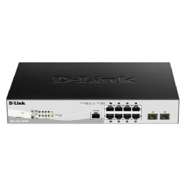 D-LINK SWITCH 8-PORT 10/100/1000BASE-T POE + 2-PORT 1 GBPS SFP PORTS METRO ETHERNET SWITCH